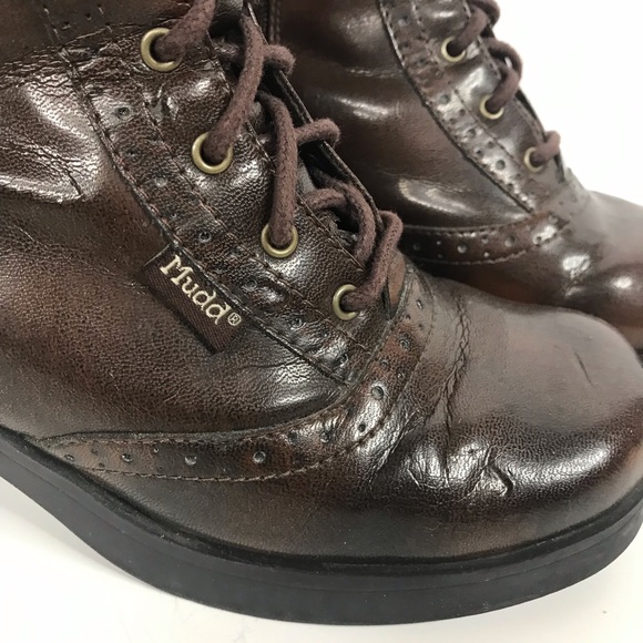 Vintage MUDD Boots Knockabout Platform Chunky Heel - Picture 12 of 15